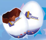 Шоколадное яйцо `БОНИ` в ассортименте <sup><font color=red><b>NEW</b></font></sup>